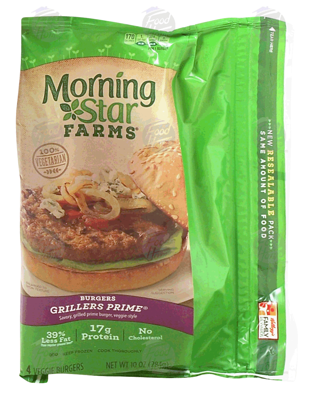 Morningstar Farms Grillers Prime veggie burgers, 4-count Full-Size Picture